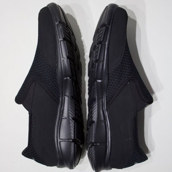 Skechers Equalizer Memory Foam Slip On Black Sneakers Men Size 11 - Minimal Wear - Picture 10 of 15